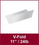 Pressure Seal V-Fold 11" 24Lb